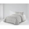 CONJUNTO EDREDON ESTAMPADO RAYAS (beige, Cama 105:200x270)