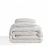 CONJUNTO EDREDON ESTAMPADO RAYAS (beige, Cama 105:200x270)