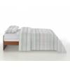 CONJUNTO EDREDON ESTAMPADO RAYAS (verde, Cama 090:180x270)