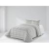CONJUNTO EDREDON ESTAMPADO RAYAS (verde, Cama 090:180x270)