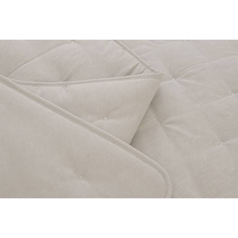 EDREDÓN BORDADO TOPITOS HILO TINTADO TACTO SUAVE (beige, Cama 105:200x270)
