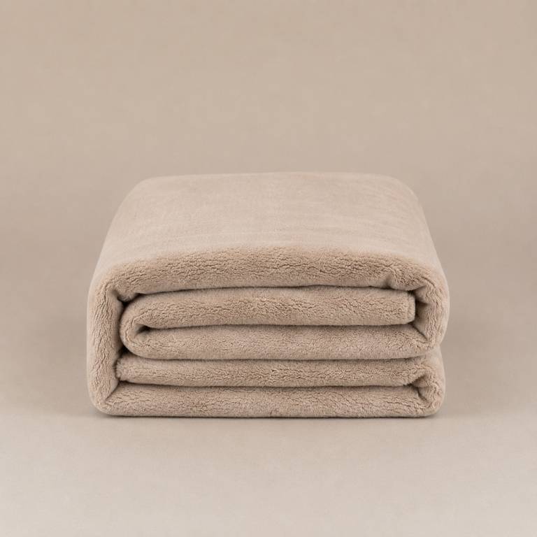 MANTA DE SOFÁ LISA PREMIUM EXTRA SUAVE (beige, 140x200)
