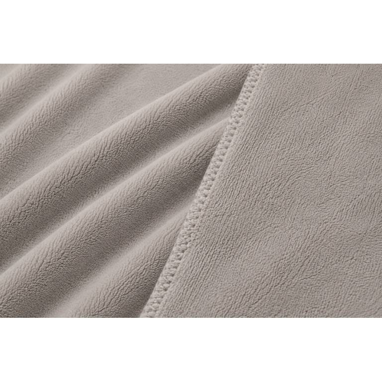 MANTA DE SOFÁ LISA PREMIUM EXTRA SUAVE (ceniza, 140x200)