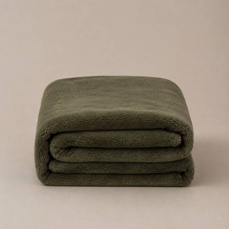 MANTA DE SOFÁ LISA PREMIUM EXTRA SUAVE (verde, 140x200)