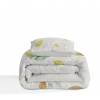CONJUNTO EDREDON ESTAMPADO HOJAS (oro, Cama 180:280x270)