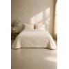 EDREDÓN JACQUARD CORALINA SHERPA CON FUNDAS DE COJÍN (natural, Cama 150:250x270)