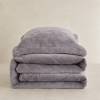 EDREDÓN JACQUARD CORALINA SHERPA CON FUNDAS DE COJÍN (lavanda, Cama 090:180x270)