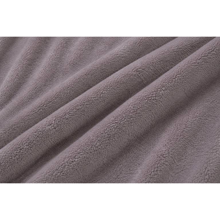 MANTA DE SOFÁ EXTRA SUAVE CON BORREGUILLO (topo, 140x200)