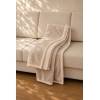 MANTA DE SOFÁ EXTRA SUAVE CON BORREGUILLO (beige, 140x200)