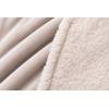 MANTA DE SOFÁ EXTRA SUAVE CON BORREGUILLO (beige, 140x200)