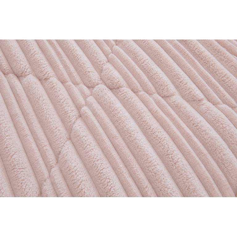 EDREDÓN JACQUARD CORALINA SHERPA CON FUNDAS DE COJÍN (rosa, Cama 090:180x270)