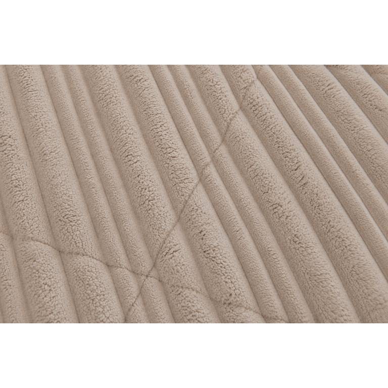 EDREDÓN JACQUARD CORALINA SHERPA CON FUNDAS DE COJÍN (beige, Cama 090:180x270)
