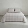 EDREDÓN HILO TINTADO TACTO SUAVE (beige, Cama 135:235x270)