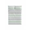 JUEGO FUNDA NÓRDICA ESTAMPADO RAYAS (verde, Cama 90:155x220)