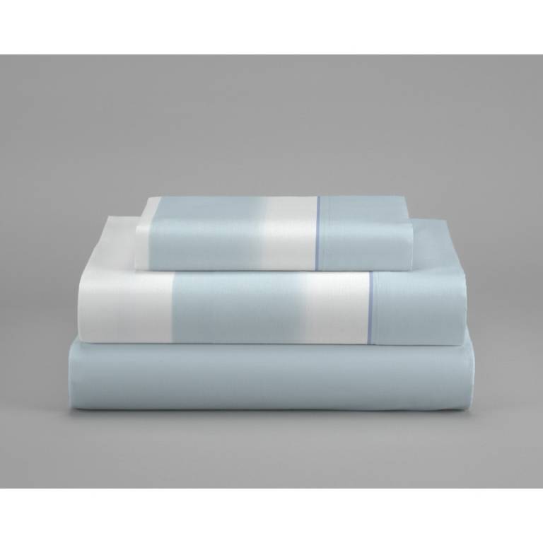 JUEGO SÁBANAS RAYAS 3 PIEZAS (azul, Cama 135:220x270)