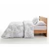 CONJUNTO EDREDON ESTAMPADO FLORAL CON VOLANTE (beige, Cama 105:200x270)
