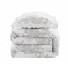 CONJUNTO EDREDON ESTAMPADO FLORAL CON VOLANTE (beige, Cama 105:200x270)