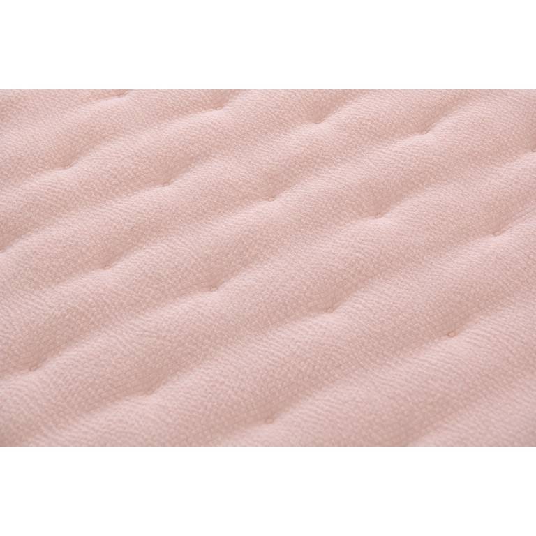 COLCHA BORDADA CON VOLANTE Y FUNDAS DE COJÍN (rosa, Cama 180:280x270)