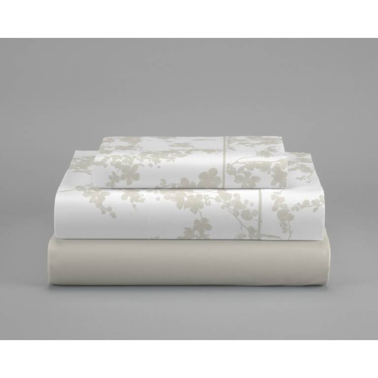 JUEGO SÁBANAS RAMAS 3 PIEZAS (beige, Cama 135:220x270)