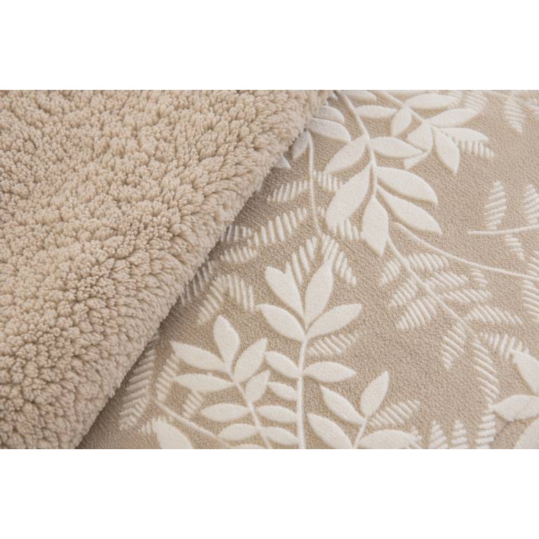 EDREDÓN JACQUARD CORALINA SHERPA CON FUNDAS DE COJÍN. (beige, Cama 180:280x270)