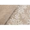 EDREDÓN JACQUARD CORALINA SHERPA CON FUNDAS DE COJÍN. (beige, Cama 180:280x270)