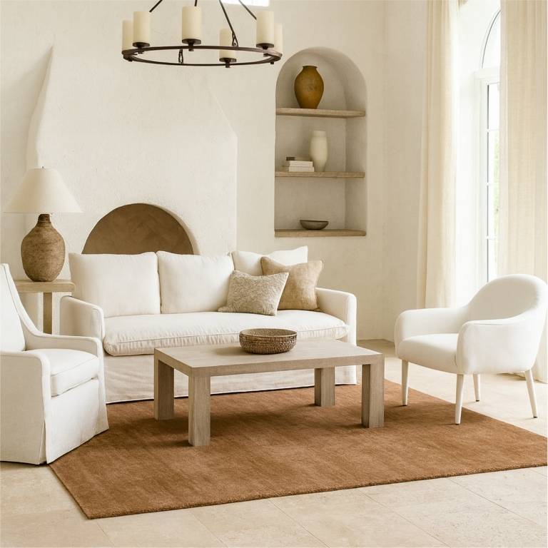 ALFOMBRA (beige, 150x150)