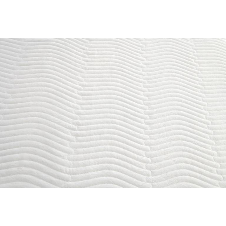 CONJUNTO COLCHA ONDAS TACTO SUAVE Y FUNDAS DE COJIN (blanco, Cama 150:250x270)