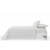 CONJUNTO COLCHA ONDAS TACTO SUAVE Y FUNDAS DE COJIN (blanco, Cama 150:250x270)