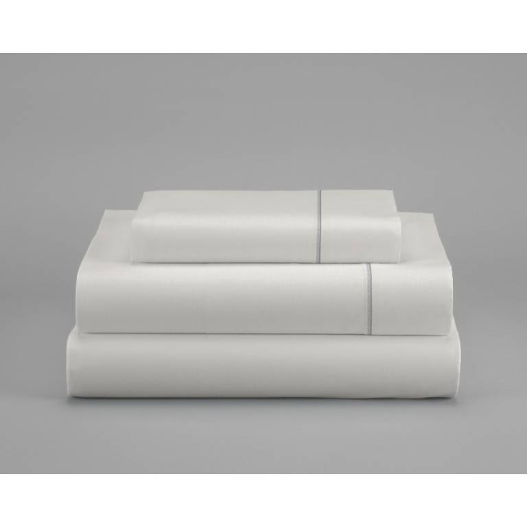 JUEGO SÁBANAS LISO FESTÓN 3 PIEZAS 100% ALGODÓN (natural, Cama 90:160x270)