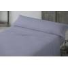 JUEGO SÁBANAS LISO FESTÓN 3 PIEZAS 100% ALGODÓN (Cama 90:160x270, CIELO)