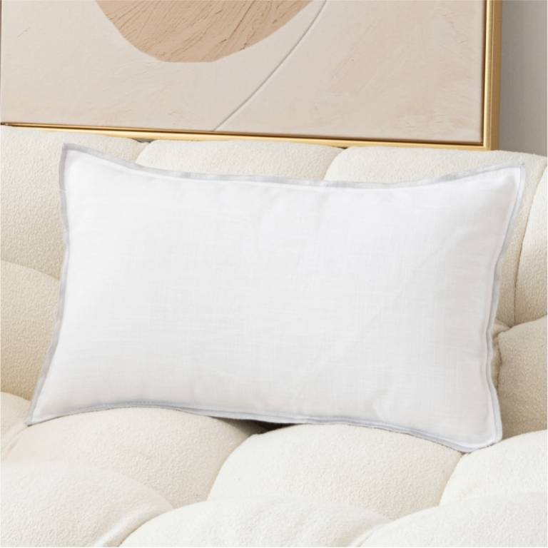 FUNDA DE COJÍN LISA (gris, 60x60)