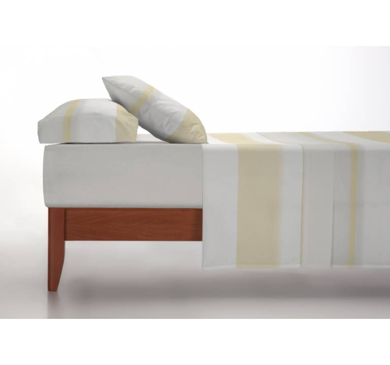 JUEGO SÁBANAS CORALINA ESTAMPADO RAYAS