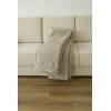 MANTA TEXTURA TACTO SUAVE CON BORREGUILLO (beige, 140x200)