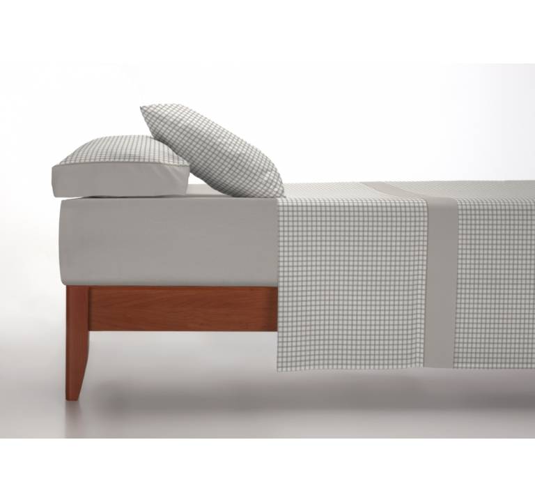 JUEGO SÁBANAS ESTAMPADO VICHY